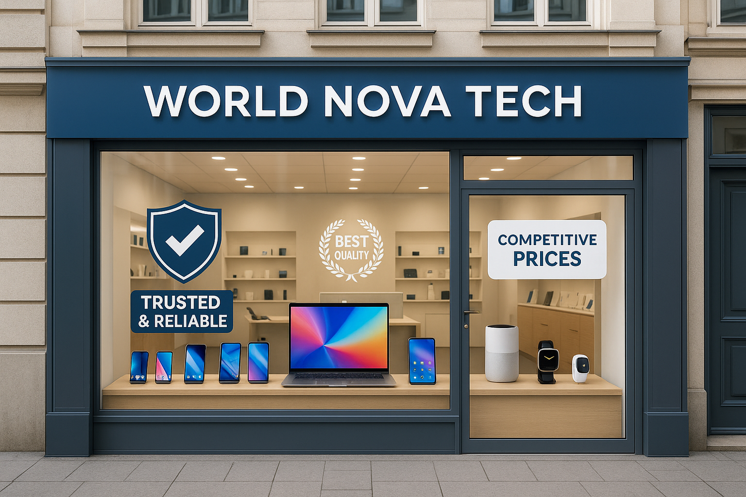About World Nova Tech, We are an independent tech retailer based in Europe, offering quality electronics with reliable delivery and affordable prices.